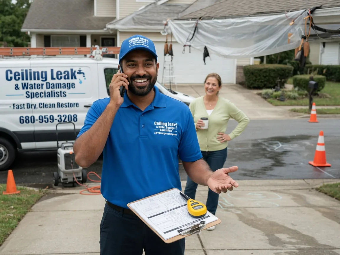 Ceiling Leak Cleanup Mobeetie, TX FAQs